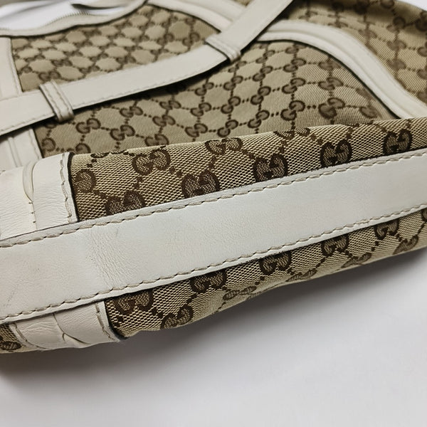 Monogram Canvas Tote Bag Brown