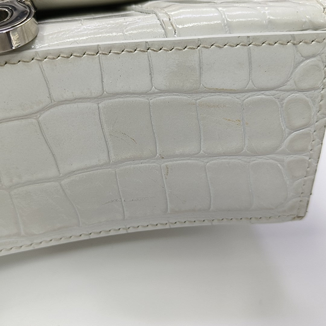 Hourglass XS Calfskin White