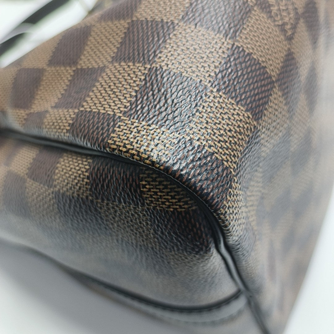 SPEEDY 30 Damier Ebene Coated Canvas Brown