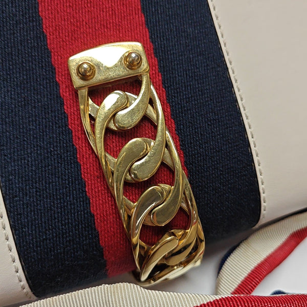 Sylvie Small Calfskin White