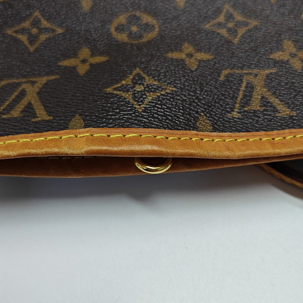 NEVERFULL MM Monogram Coated Canvas Brown