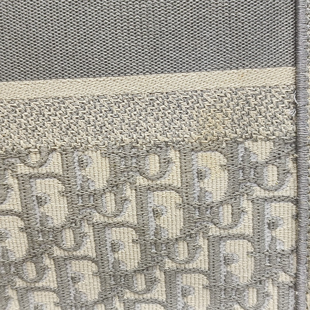 Book Tote Medium Oblique Canvas Gray
