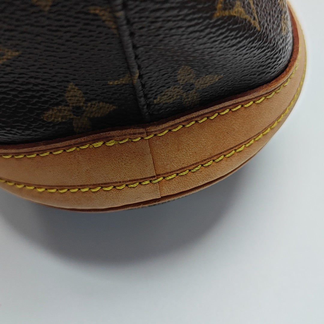 BUCKET PM Monogram Coated Canvas Brown