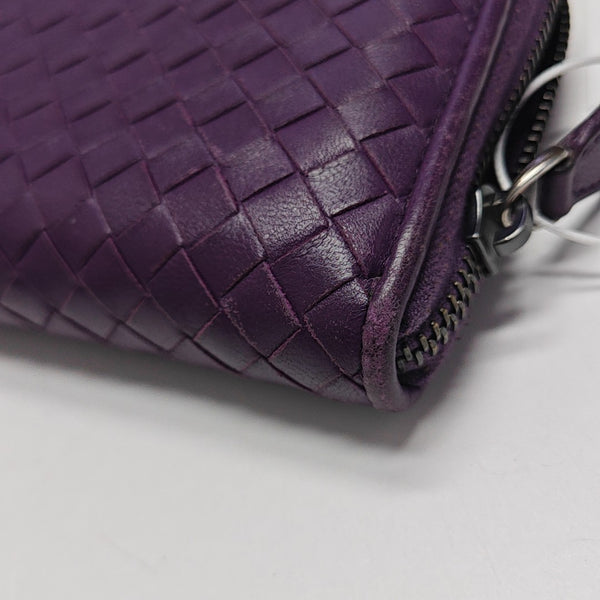 Lambskin Wallet Purple