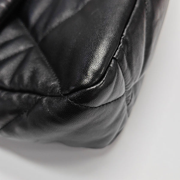 CHANEL 19 Large Quilted Lambskin Black