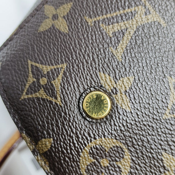 MONTAIGNE BB Monogram Coated Canvas Brown