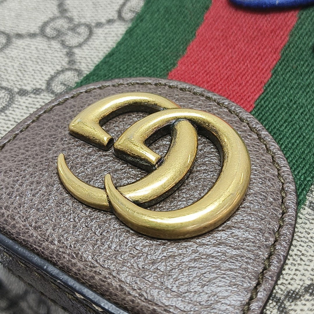 Disney X Gucci Small Monogram Coated Canvas Beige