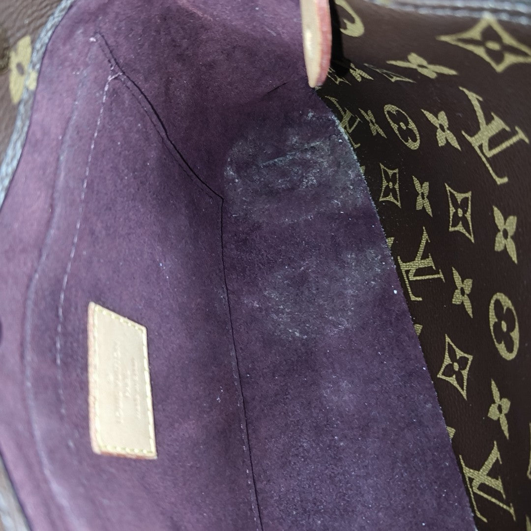 MONTAIGNE Monogram Coated Canvas Brown