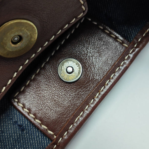 Canvas Shoulder Bag Blue