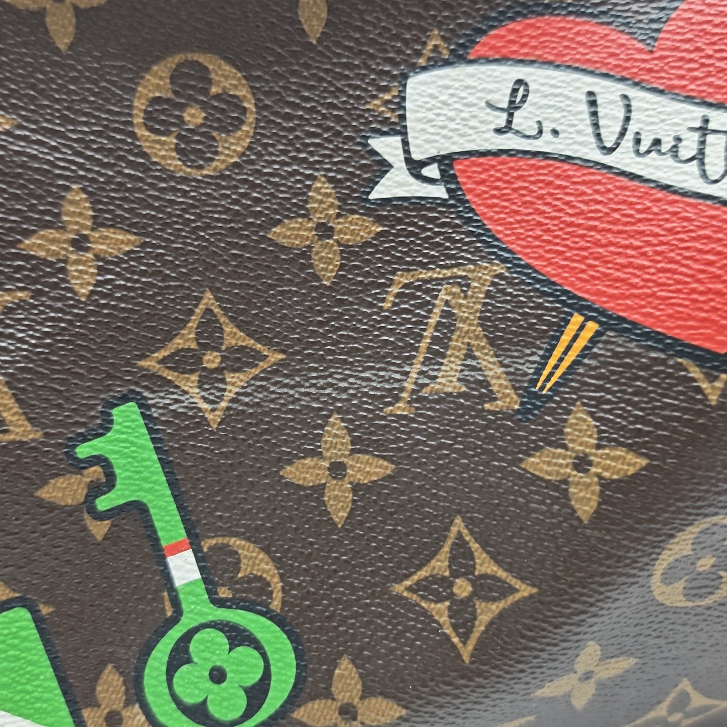 SPEEDY 30 Monogram Coated Canvas Brown