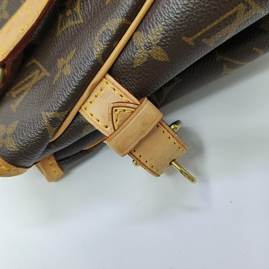 BATIGNOLLES PM Monogram Coated Canvas Brown