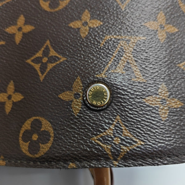 MONTAIGNE Monogram Coated Canvas Brown