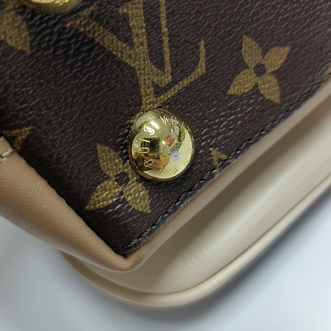 MILLEFEUILLE Monogram Coated Canvas Brown