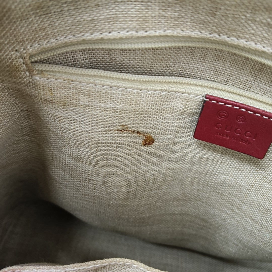 Microguccissima Monogram Calfskin Red