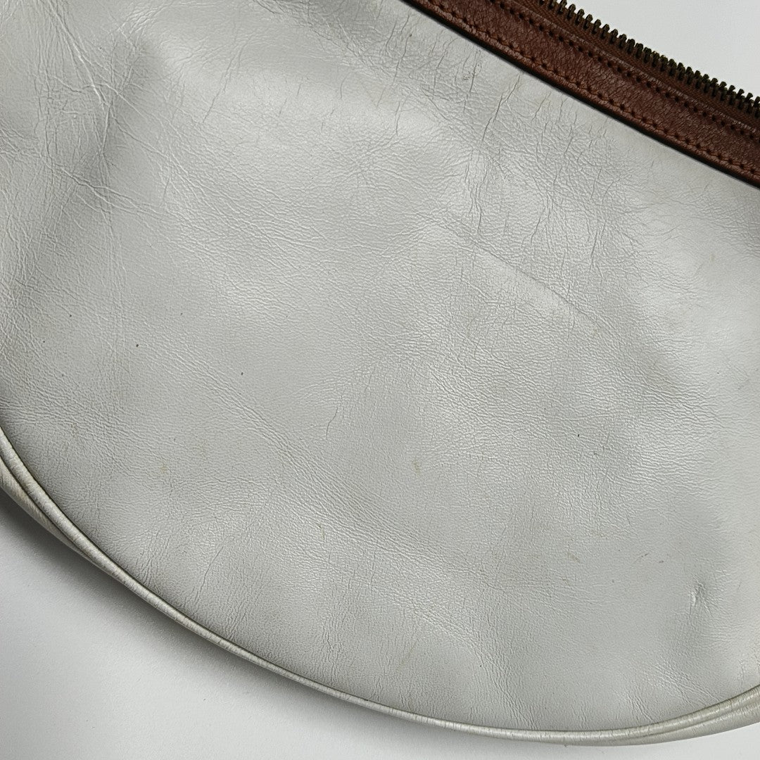 Calfskin Top Handle Bag White