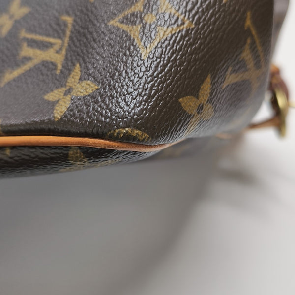 BATIGNOLLES PM Monogram Coated Canvas Brown