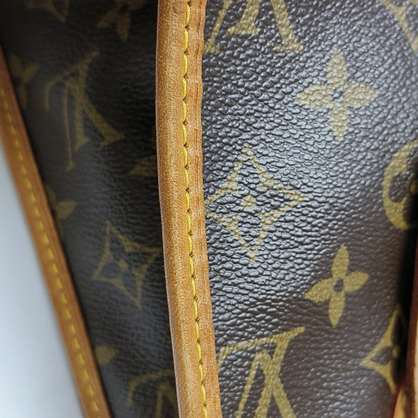 POPINCOURT Monogram Coated Canvas Brown