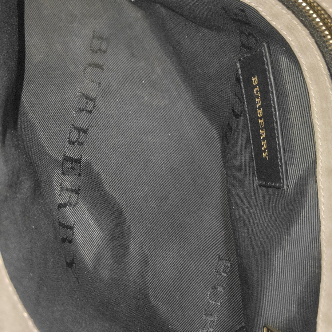 Calfskin Shoulder Bag Gray