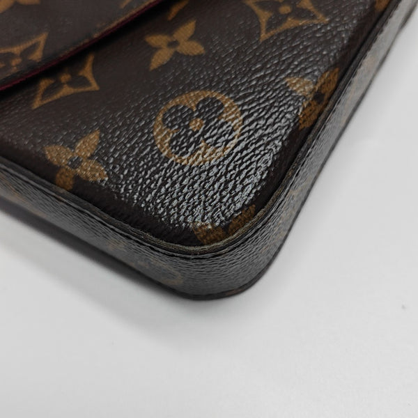 FÉLICIE Monogram Coated Canvas Brown