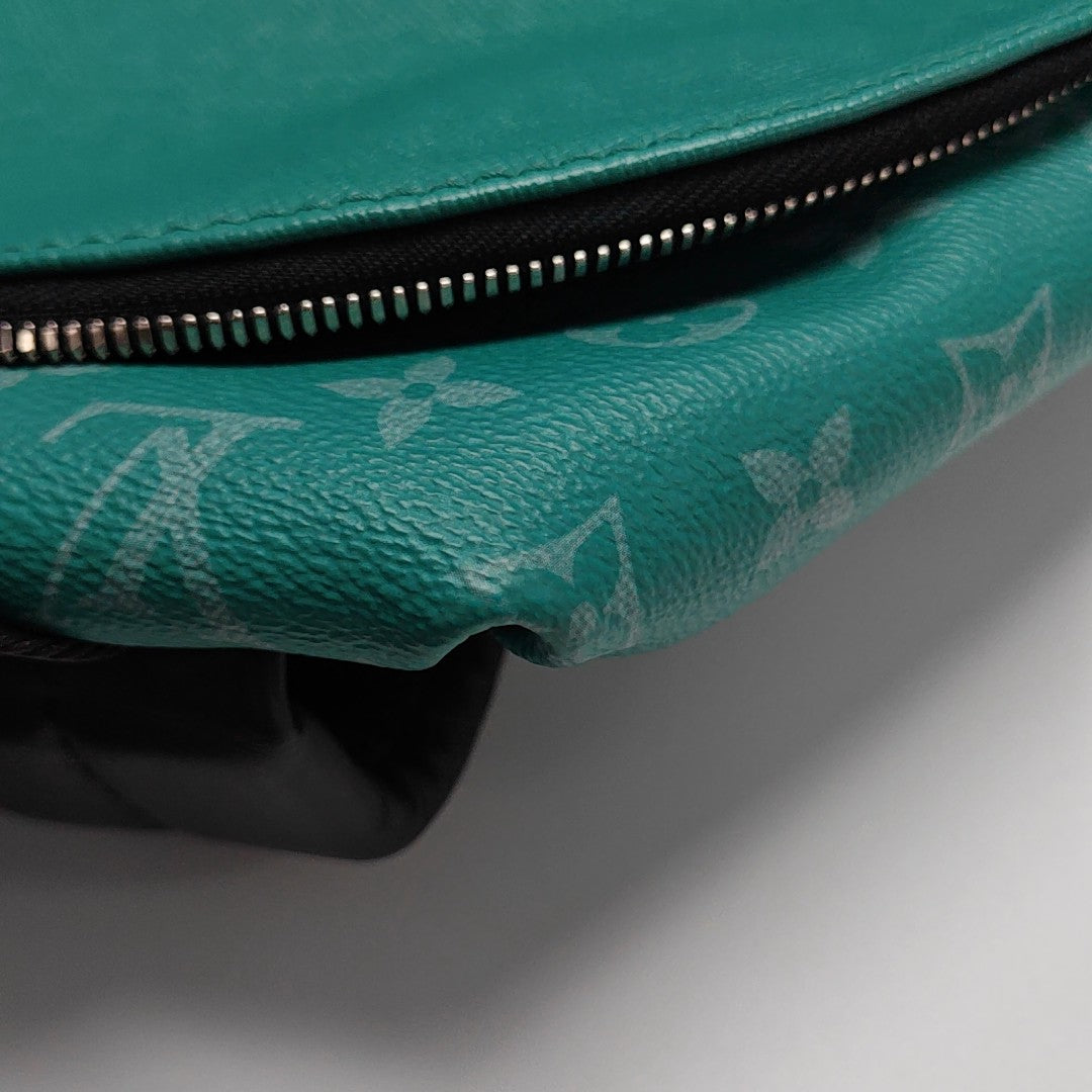 DISCOVERY PM Monogram Coated Canvas Green
