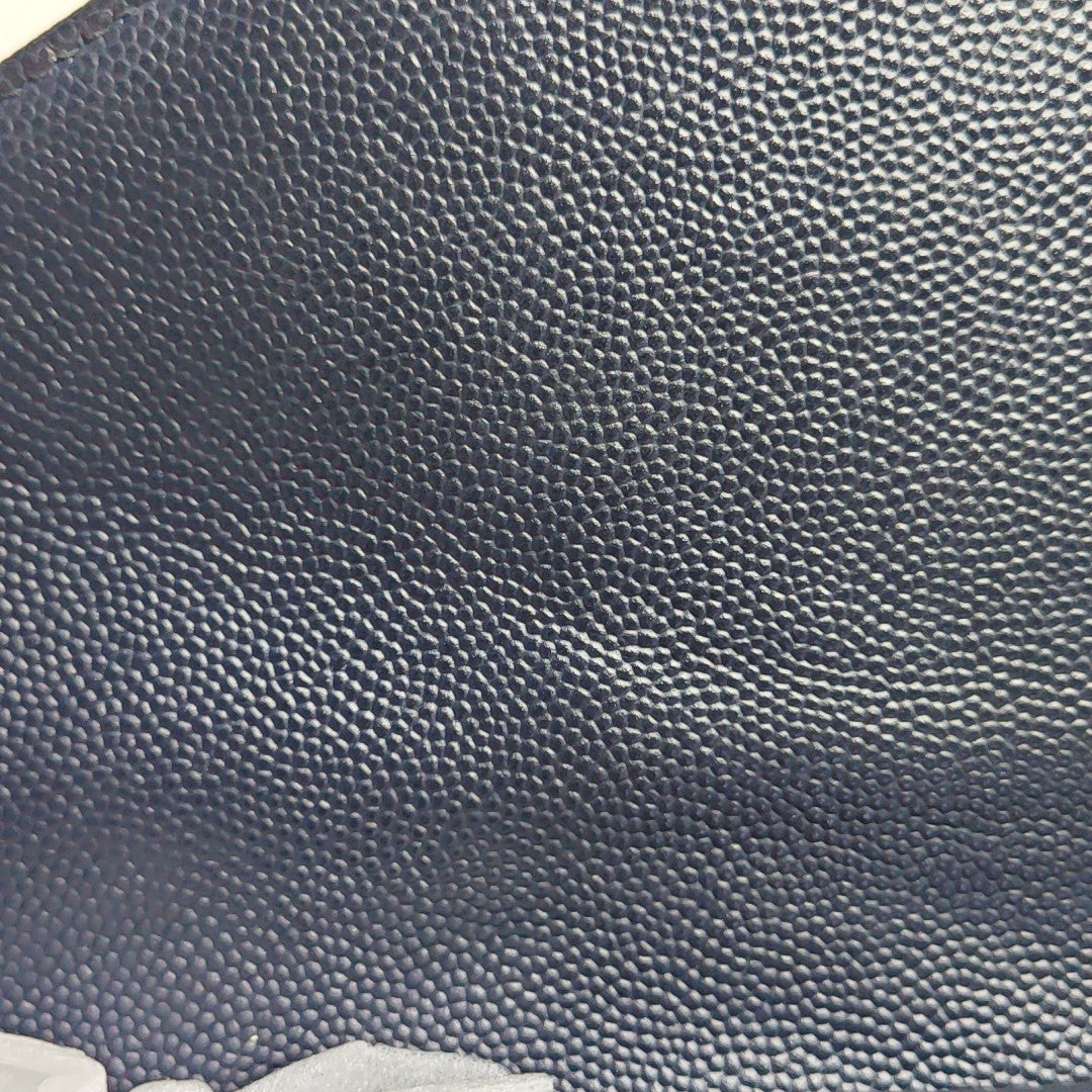 MONOGRAM Chevron Calfskin Blue