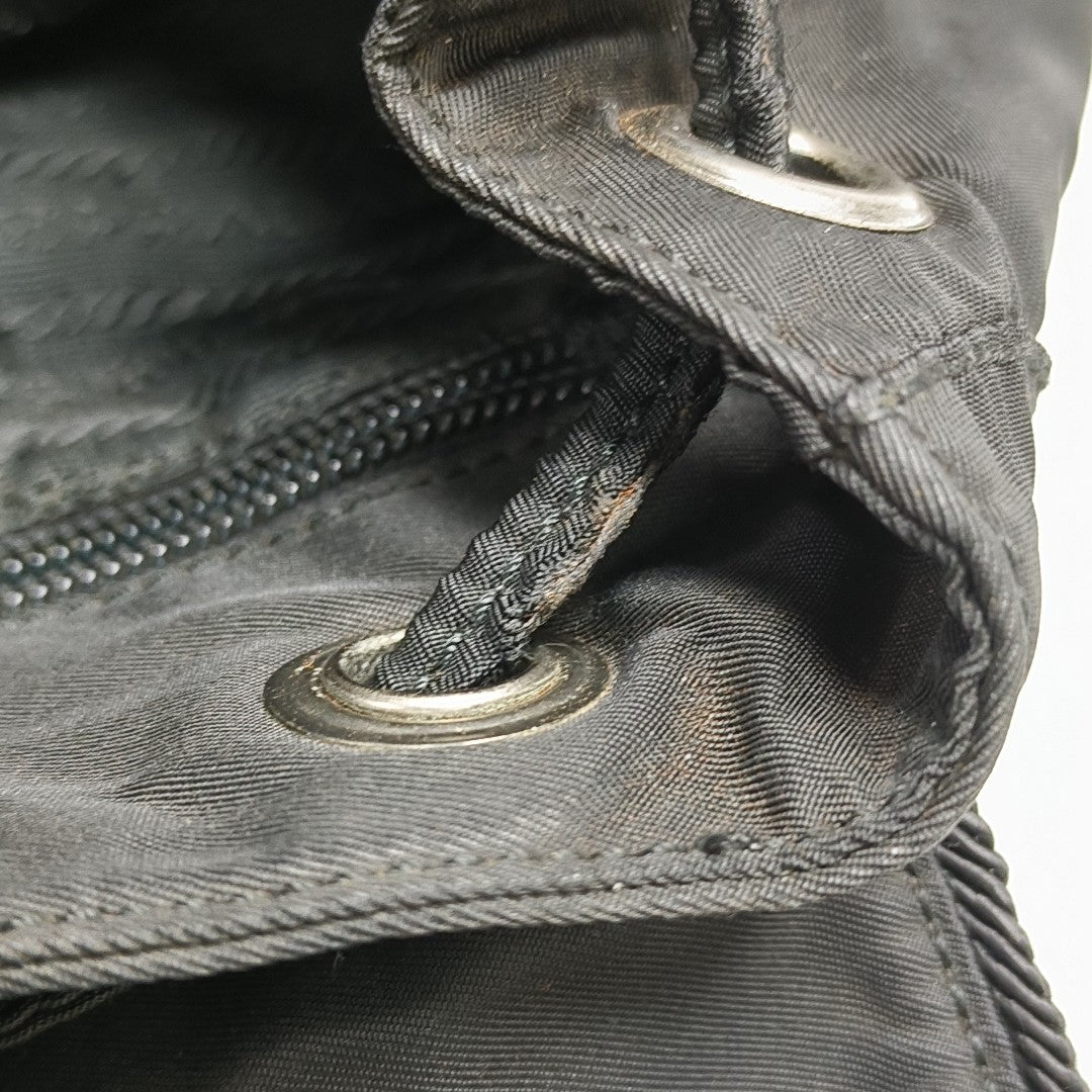 Nylon Backpack Black