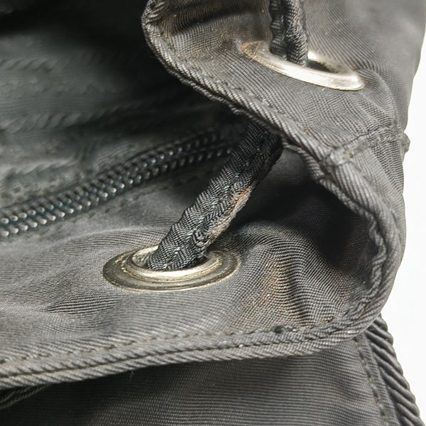 Nylon Backpack Black