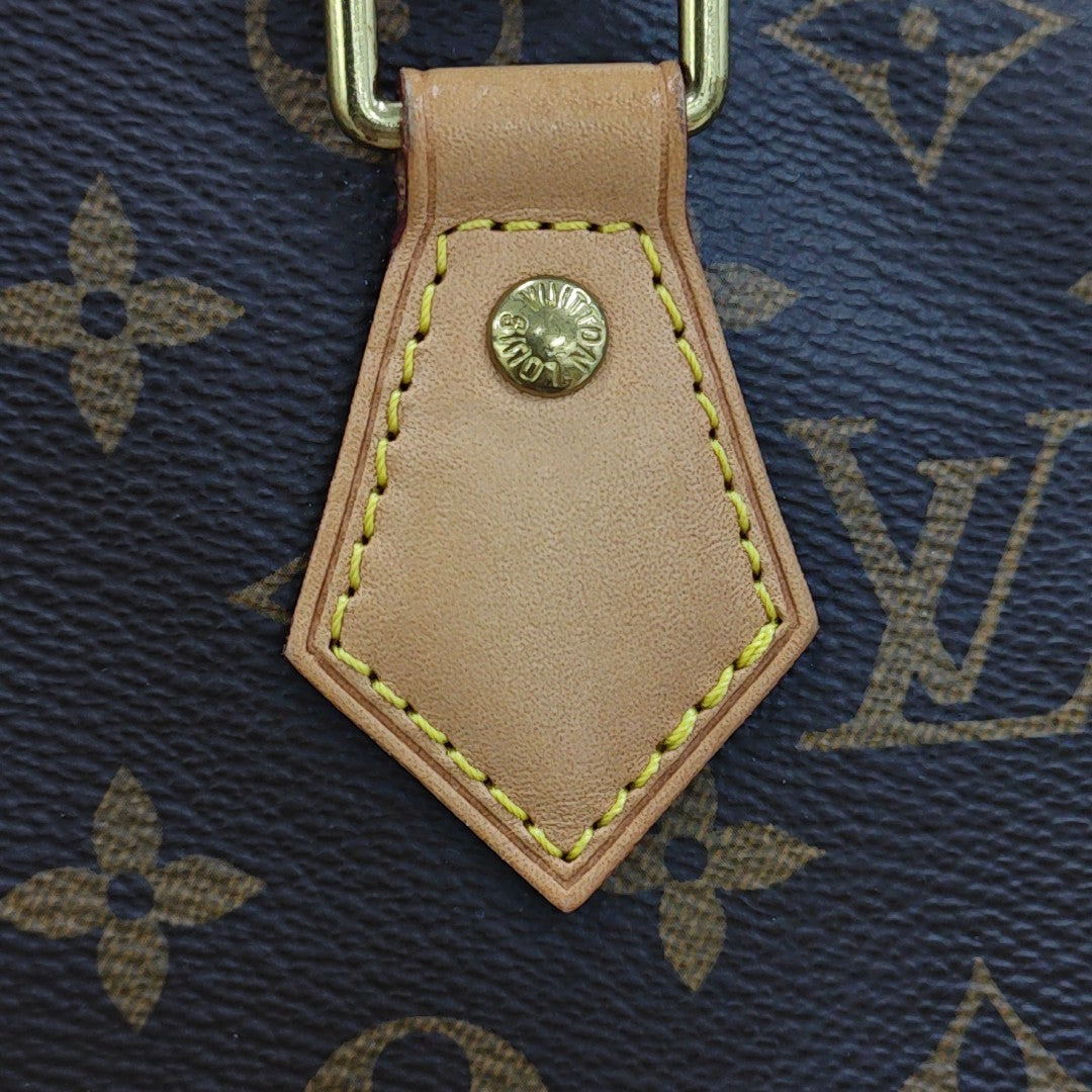 SPEEDY 25 Monogram Coated Canvas Brown