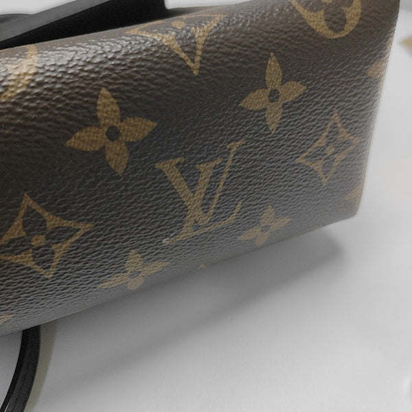 LOCKY BB Monogram Coated Canvas Brown