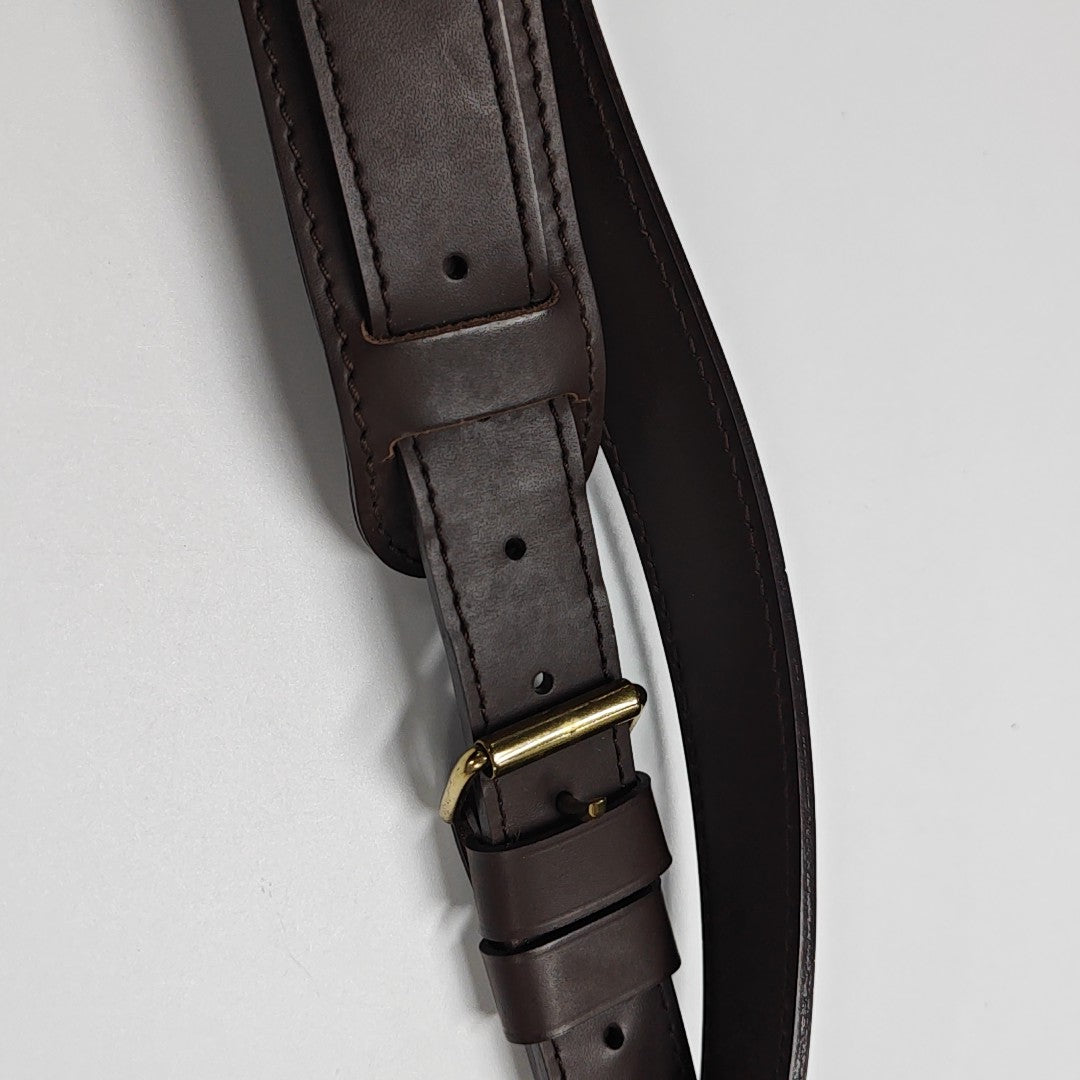 KEEPALL 45 Damier Ebene Coated Canvas Brown