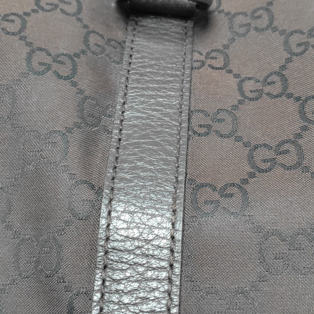 Monogram Canvas Tote Bag Brown