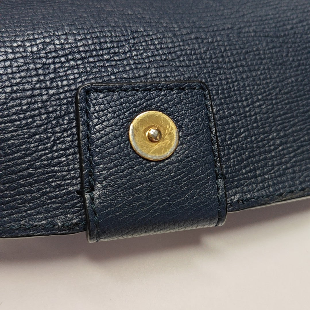 Calfskin Tote Bag Blue