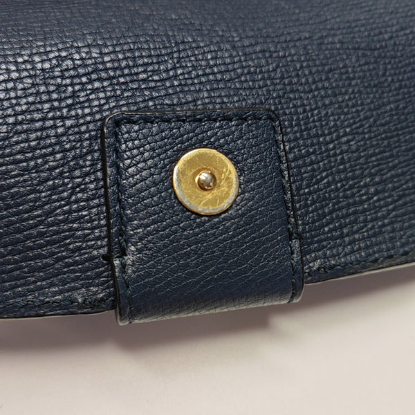 Calfskin Tote Bag Blue