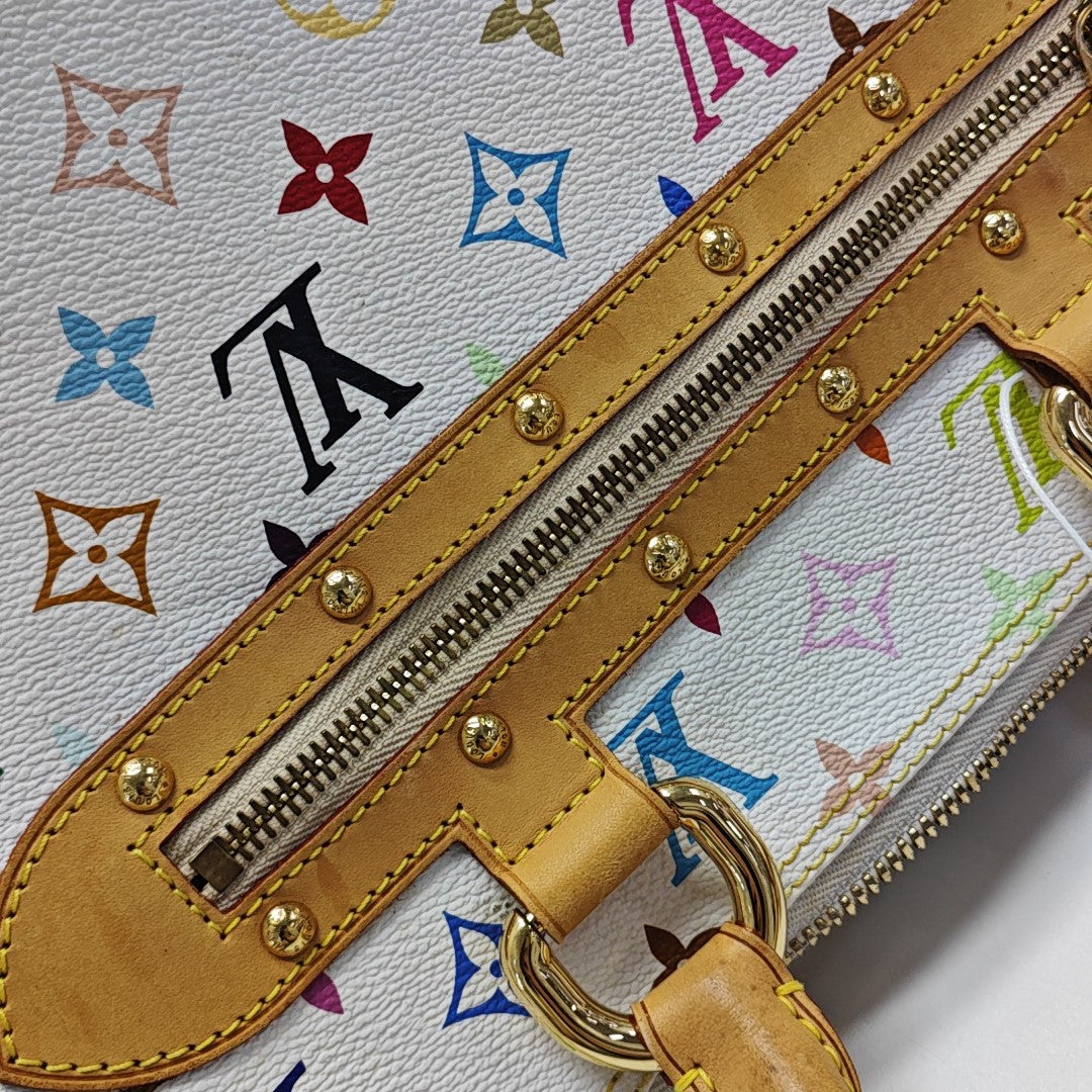 LV × TM RITA Monogram Coated Canvas White