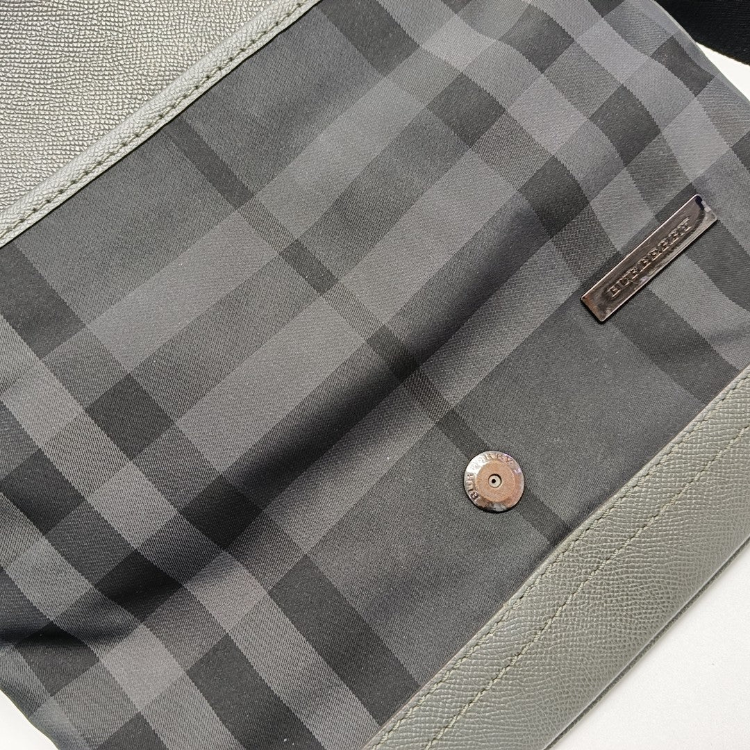 Fabric Shoulder Bag Gray