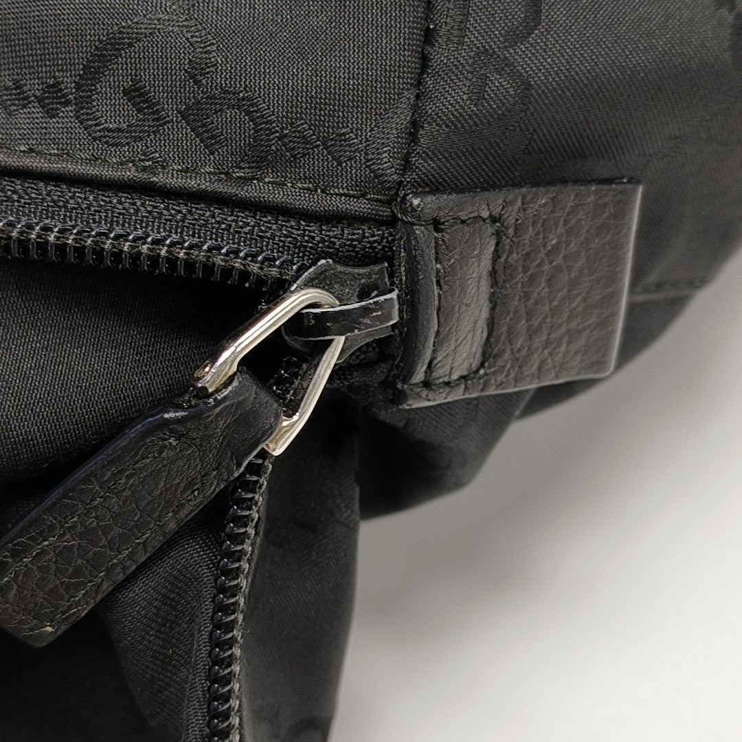 Monogram Canvas Backpack Black