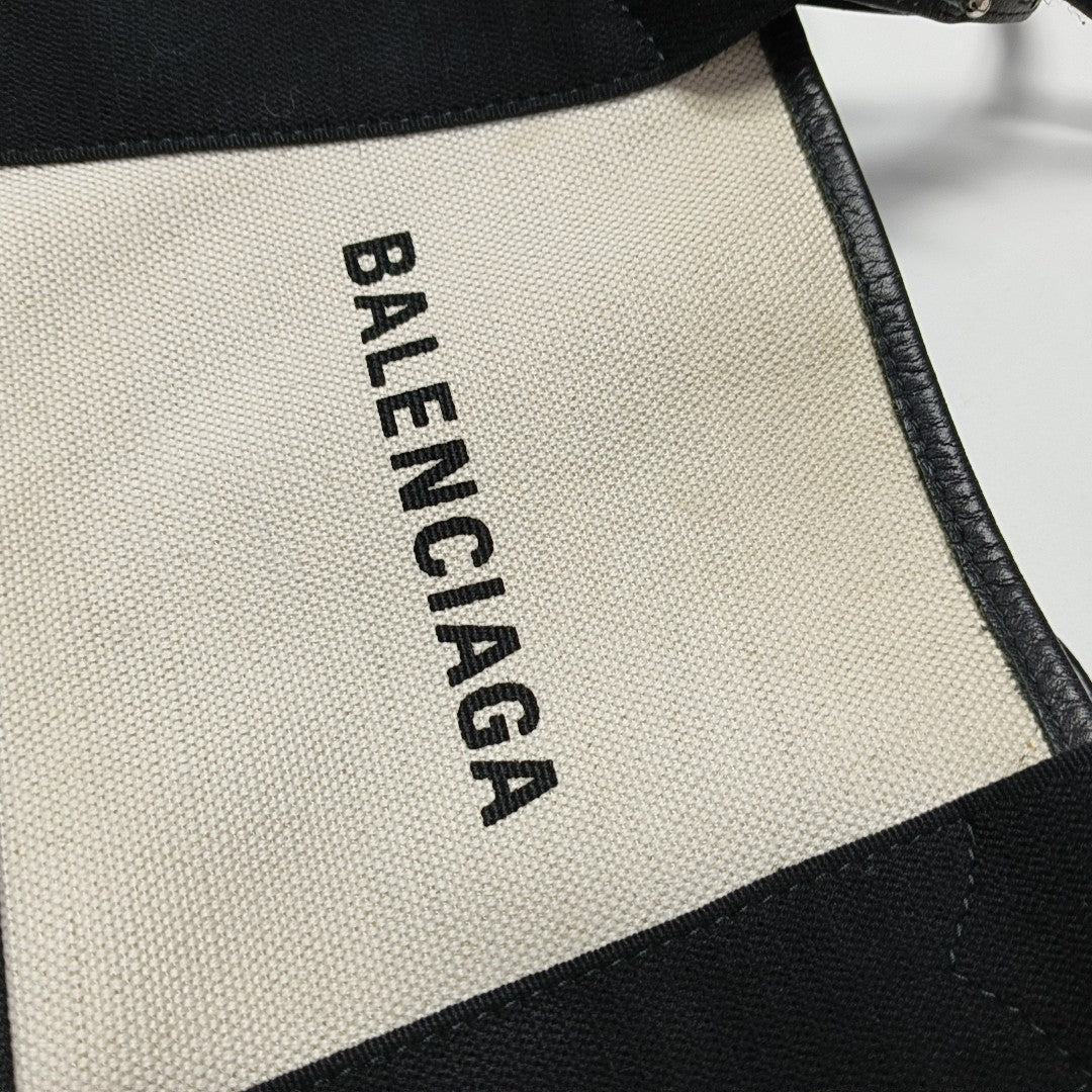 Navy Mini Canvas Beige