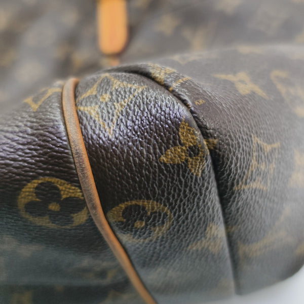 TOTALLY Monogram Coated Canvas Brown