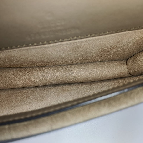 Dionysus Super Mini Monogram Coated Canvas Beige