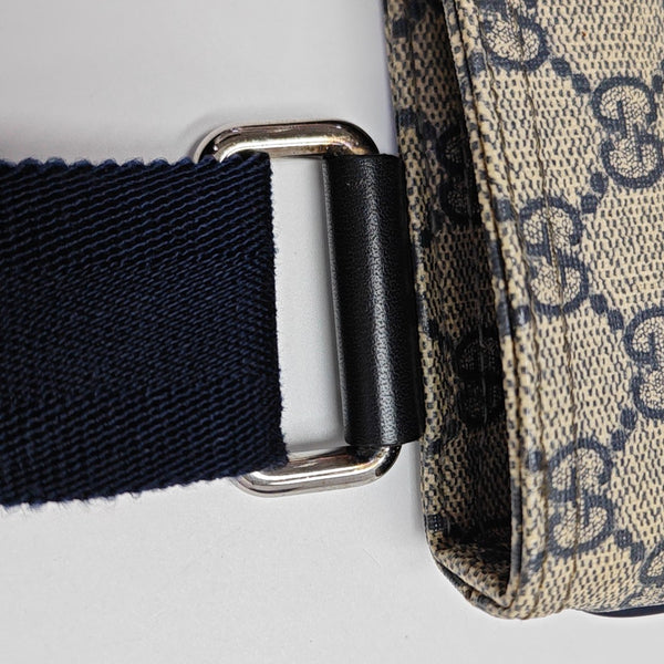 Monogram Coated Canvas Shoulder Bag Gray