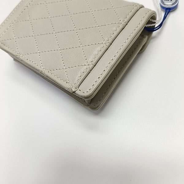GABY Quilted Lambskin White