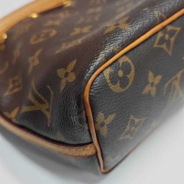 NÉONOÉ Nano Monogram Coated Canvas Brown