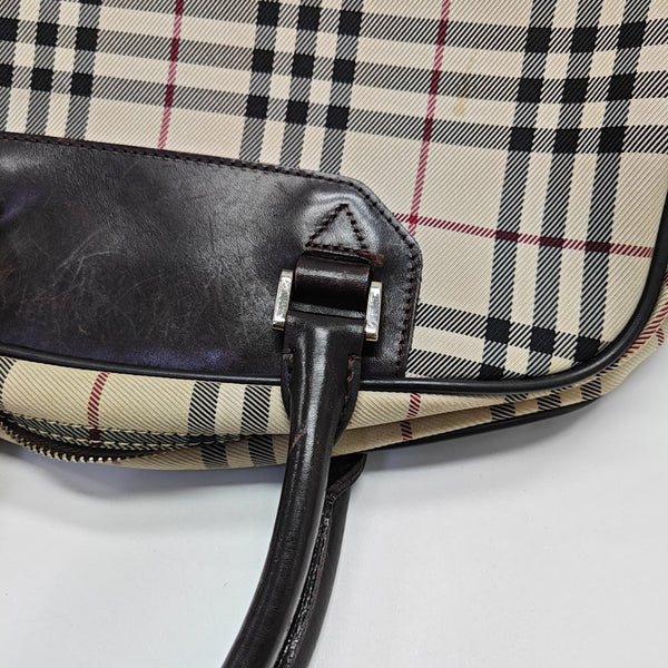 Canvas Top Handle Bag Beige