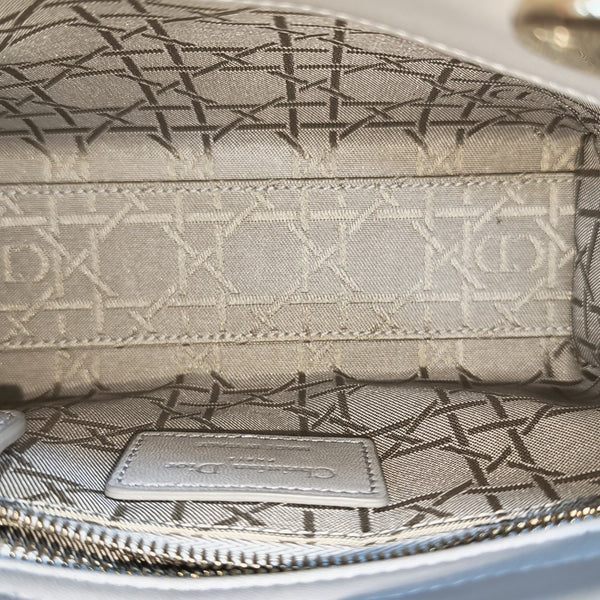 Lady Dior Mini Quilted Lambskin Blue