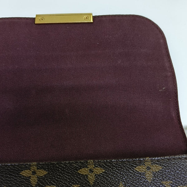 FAVORITE PM Monogram Coated Canvas Brown
