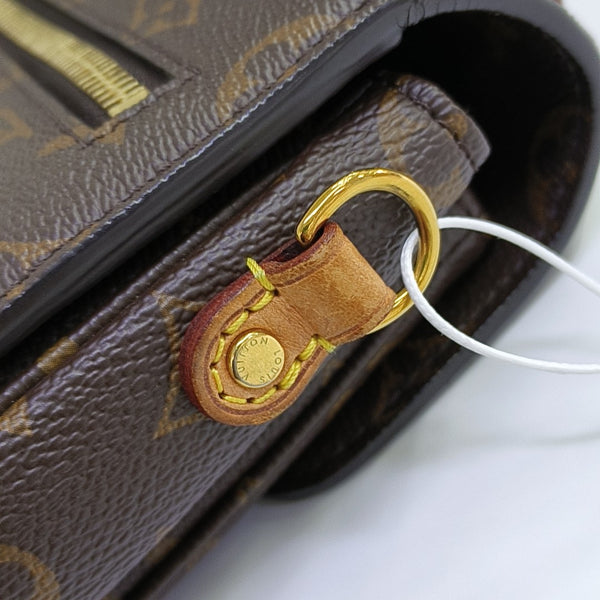MONCEAU 26 Monogram Coated Canvas Brown