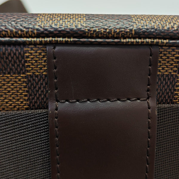 BROADWAY Damier Ebene Coated Canvas Brown