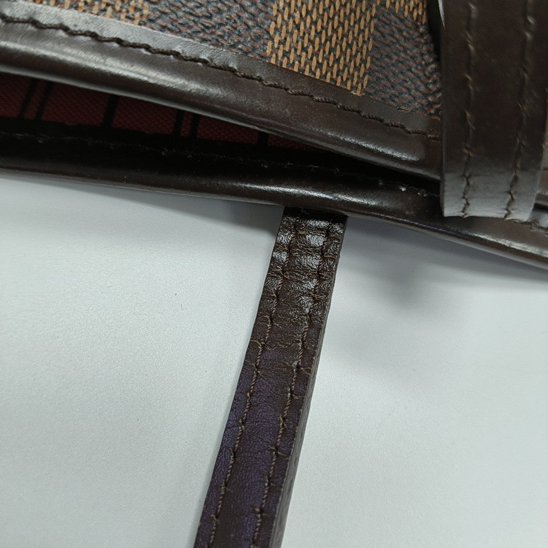NEVERFULL MM Damier Ebene Coated Canvas Brown