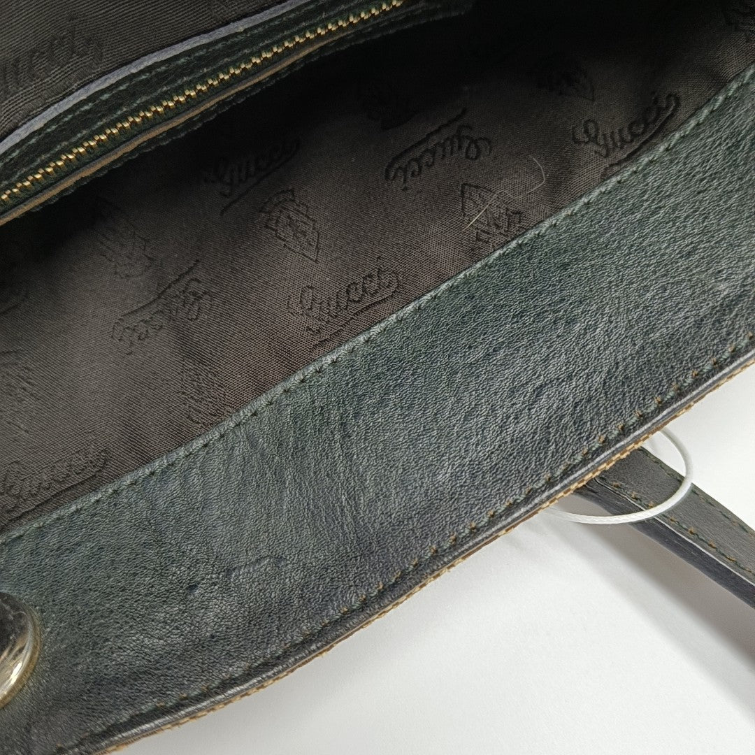 Monogram Canvas Tote Bag Brown
