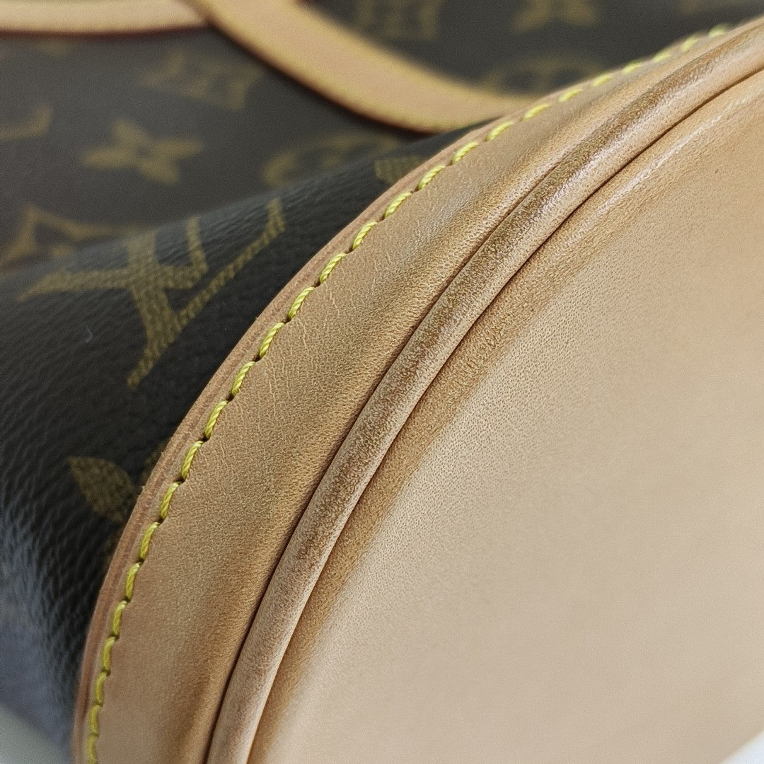 DUFFLE Monogram Coated Canvas Brown